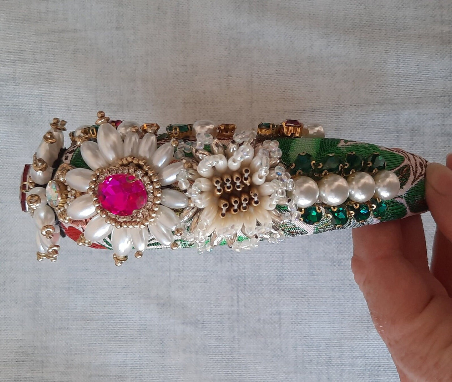 Bride & bridesmaid headbands / hen-do hairband / honeymoon headbands / beaded pretty headband