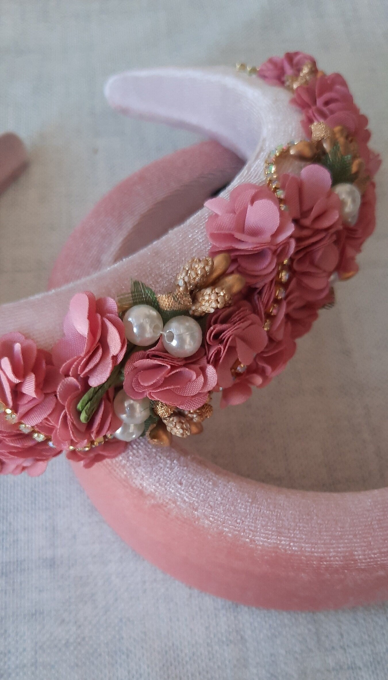 Bride & bridesmaid headbands / hen-do hairband / honeymoon headbands / beaded pretty headband