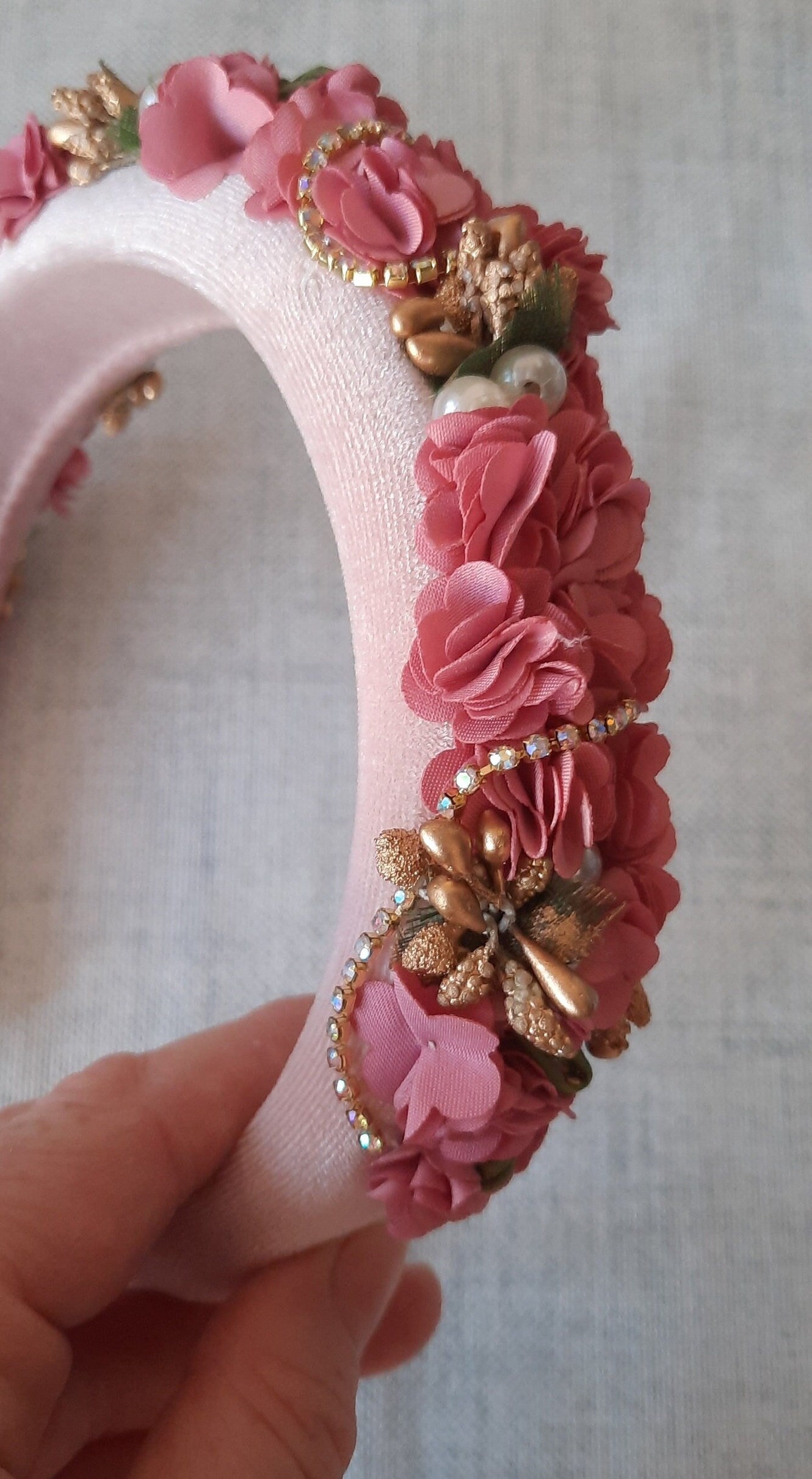 Bride & bridesmaid headbands / hen-do hairband / honeymoon headbands / beaded pretty headband