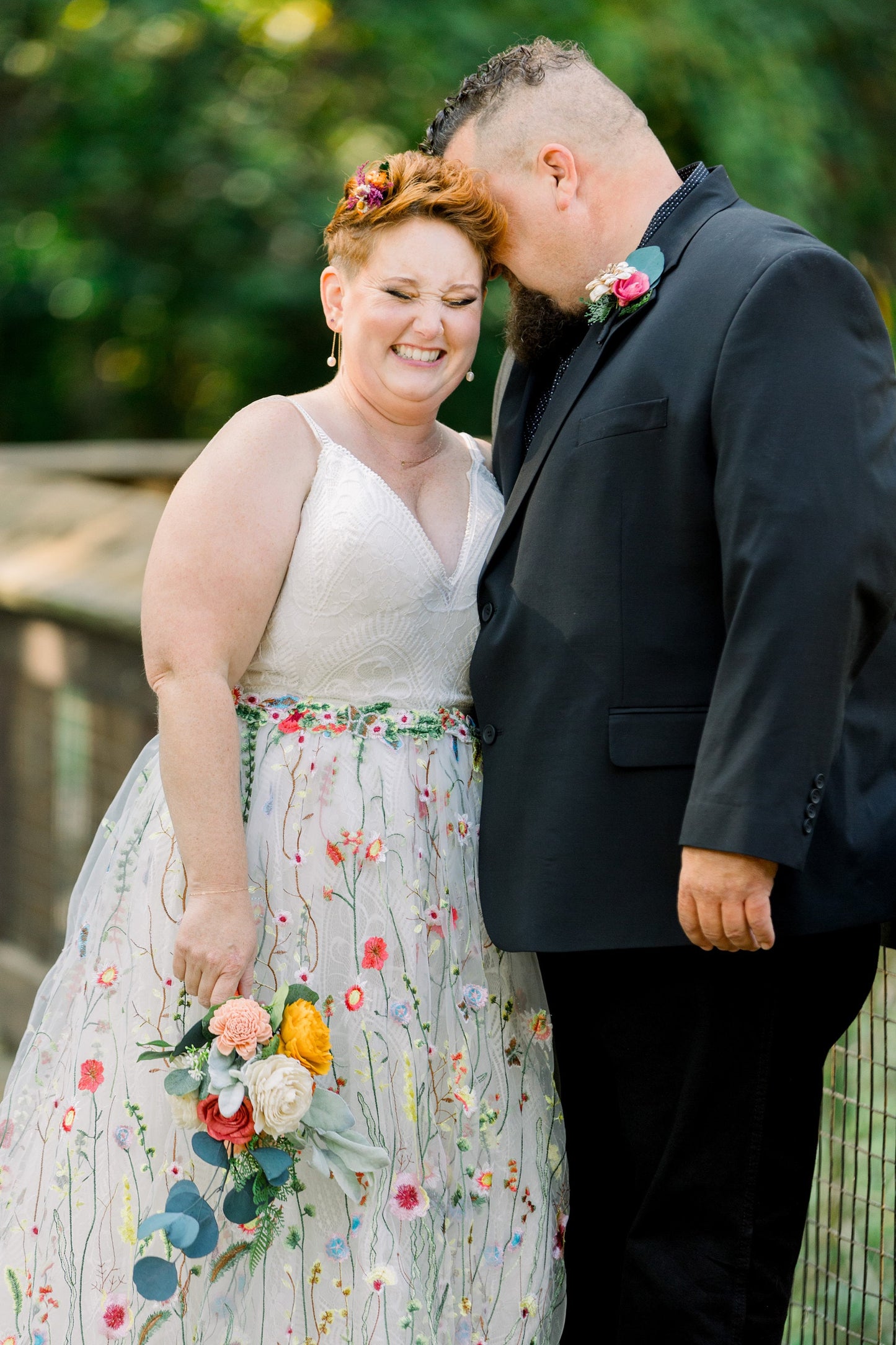 Detachable Bridal Skirt / Floral Overskirt / Embroidered Wedding Skirt / Floral Wedding Skirt / Wedding Separates / Custom Wedding Skirt