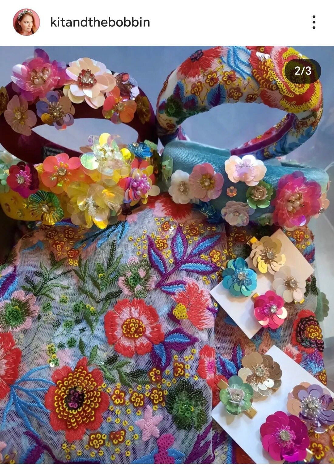 Floral Sequin Bridal Veil or Cape – Vibrant Rainbow Wedding Accessory "Frida"