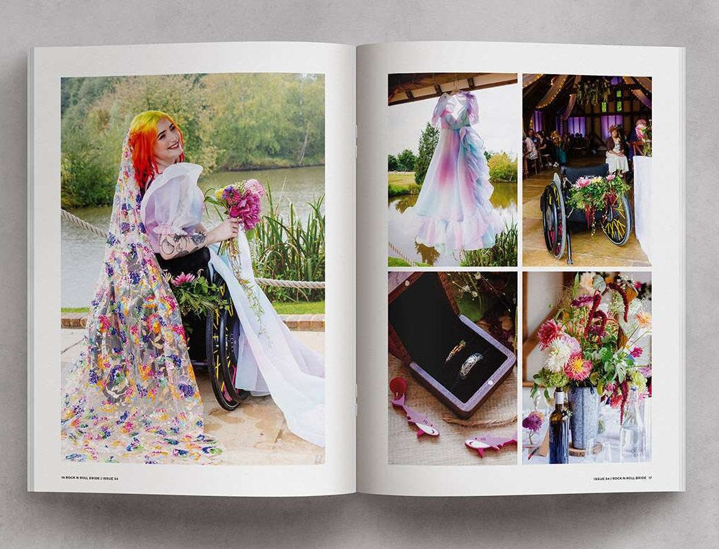 Beautiful rainbow sequin veil. Colourful alternative bridal veil. 'Xanthe'.