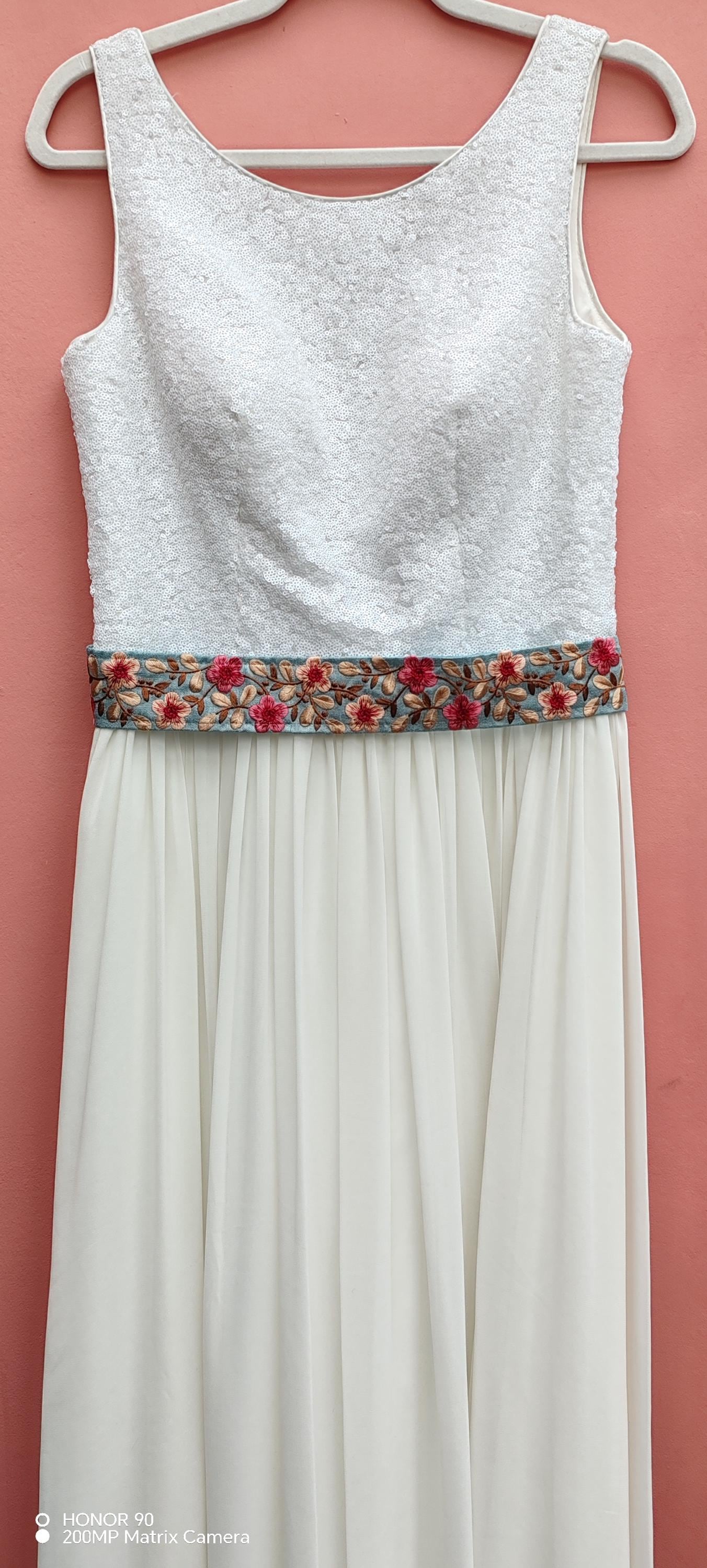 Embroidered Floral Bridal Belt, Colorful Wedding Sash