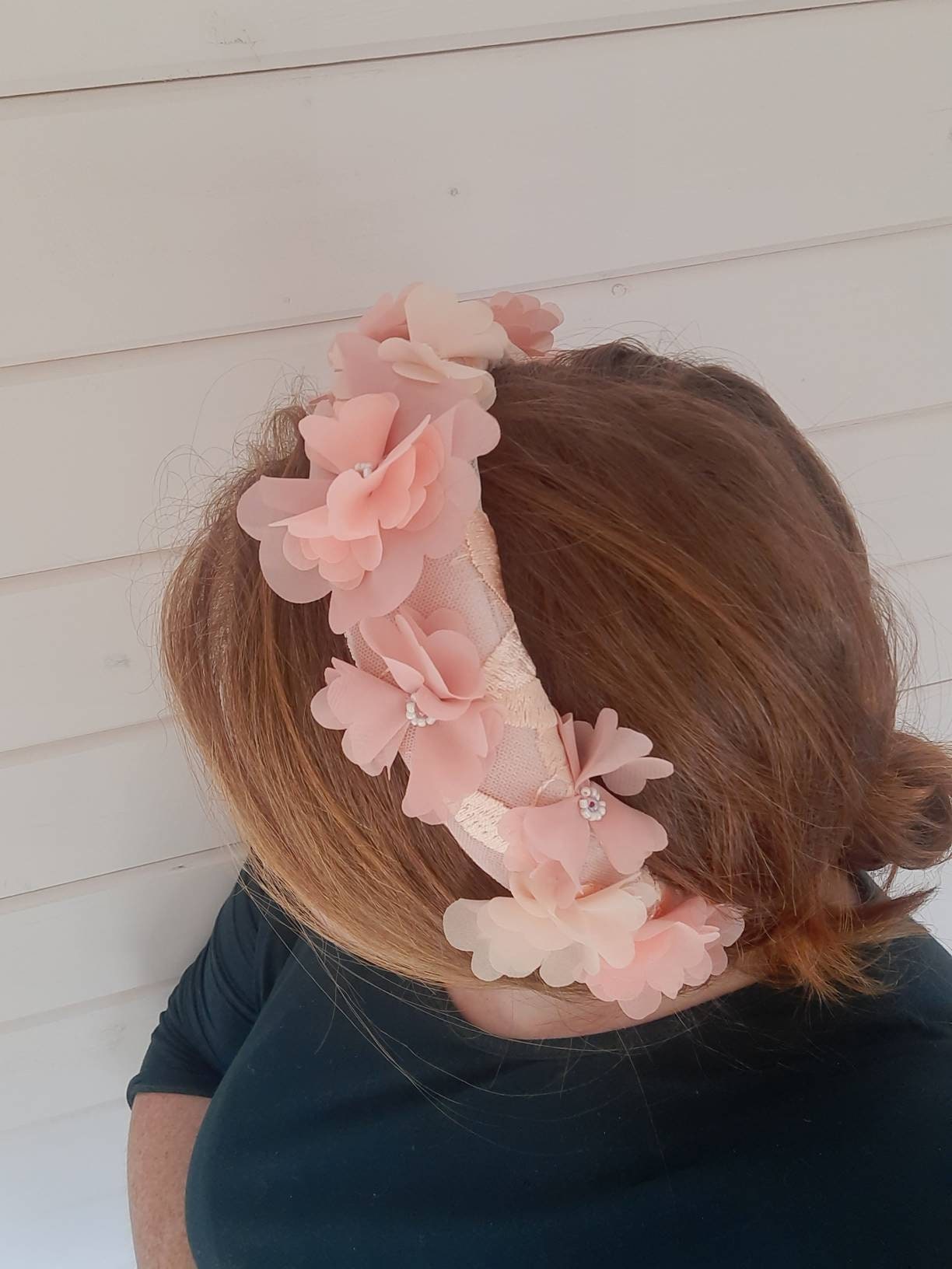 Custom Bridal Velvet Headband / Custom Sequin Headband / Embroidered Alice band / Bridal Headband / Matching Bridal Accessories