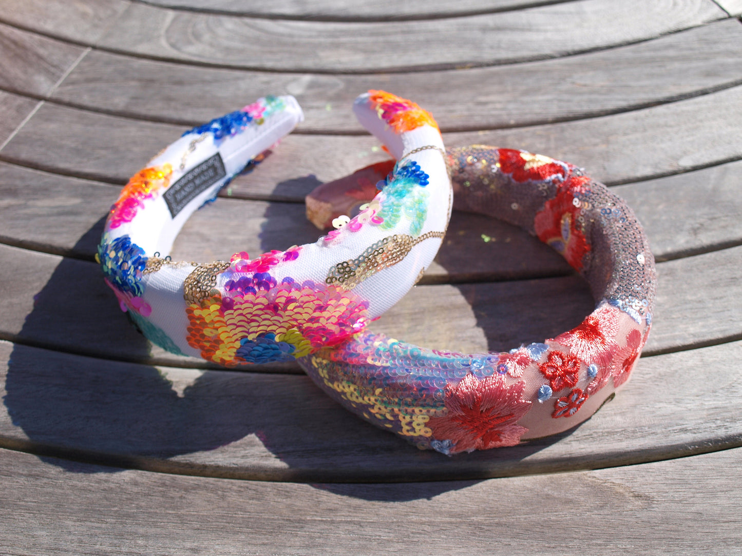 Custom Bridal Velvet Headband / Custom Sequin Headband / Embroidered Alice band / Bridal Headband / Matching Bridal Accessories