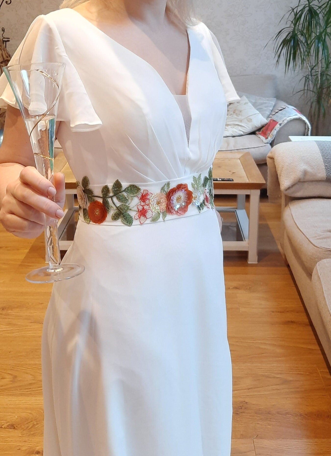 Floral Wedding Belts Bridal Belt Sash Floral Bridal Belt